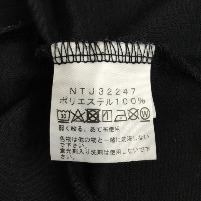 ザノースフェイス THE NORTH FACE Tシャツ 半袖 NTJ32247 ドロップメッセージティー 半袖カットソー プリントTシャツ 150cm プリント 黒 / ブラック /  ボーイズ USED 古着 中古 10110024