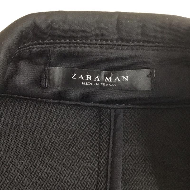 ザラメン ZARA MAN ジャケット、上着 ジャケット、ブレザー 1608 401 800 ステンカラージャケット XXL 無地 黒 / ブラック /  メンズ USED 古着 中古 10107817