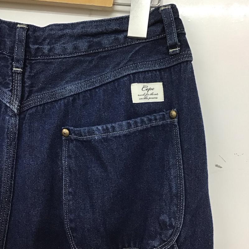 セポ cepo パンツ デニム、ジーンズ M 無地 インディゴ / インディゴ /  レディース USED 古着 中古 10139955