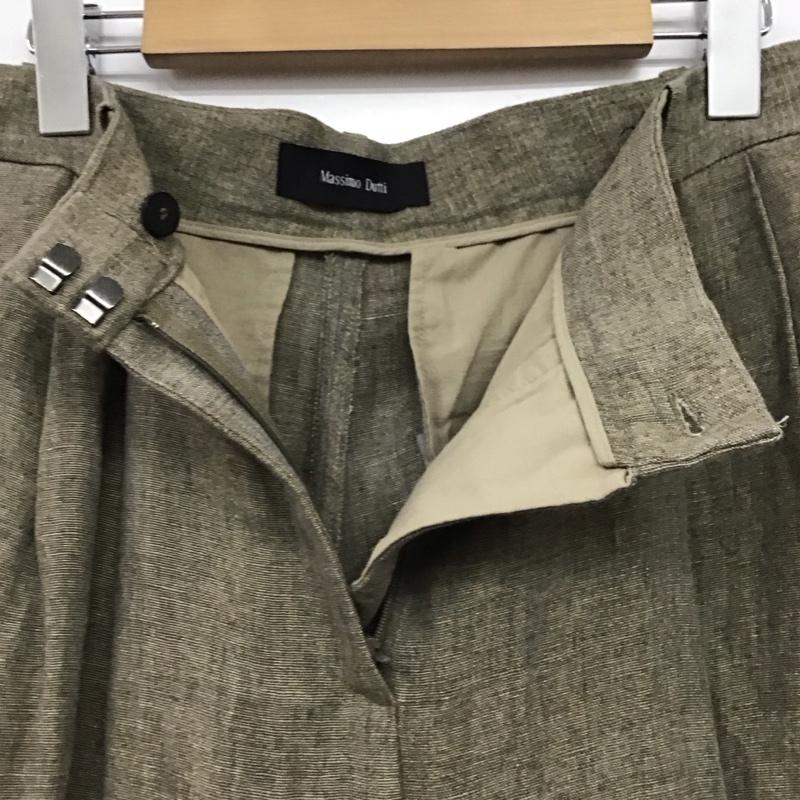マッシモドゥッティ MASSIMODUTTI パンツ ワークパンツ、ペインターパンツ ワークパンツ ワイドパンツ カジュアルパンツ 36 無地 カーキ / カーキ / X 茶 / ブラウン /  メンズ USED 古着 中古 10149762