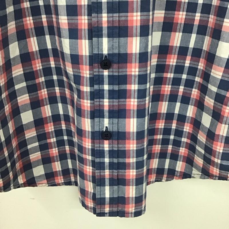 コロンビア Columbia シャツ、ブラウス 半袖 半袖シャツ チェックシャツ ボタンダウンシャツ L チェック マルチカラー / マルチカラー /  メンズ USED 古着 中古 10129653