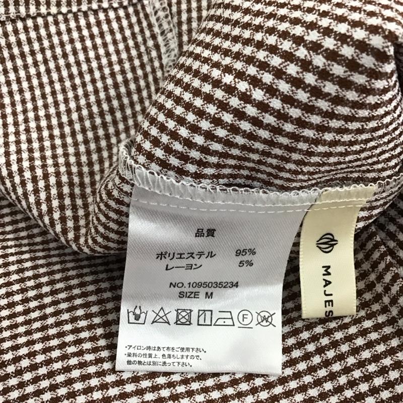 マジェスティックレゴン MAJESTIC LEGON カットソー 半袖 M チェック マルチカラー / マルチカラー /  レディース USED 古着 中古 10149800
