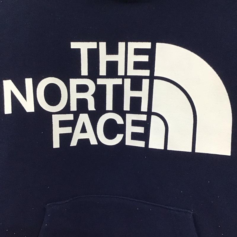 ザノースフェイス THE NORTH FACE パーカー 長袖 nt61507 フード付きパーカー プルオーバーパーカー S ロゴ、文字 紺 / ネイビー /  メンズ USED 古着 中古 10141647