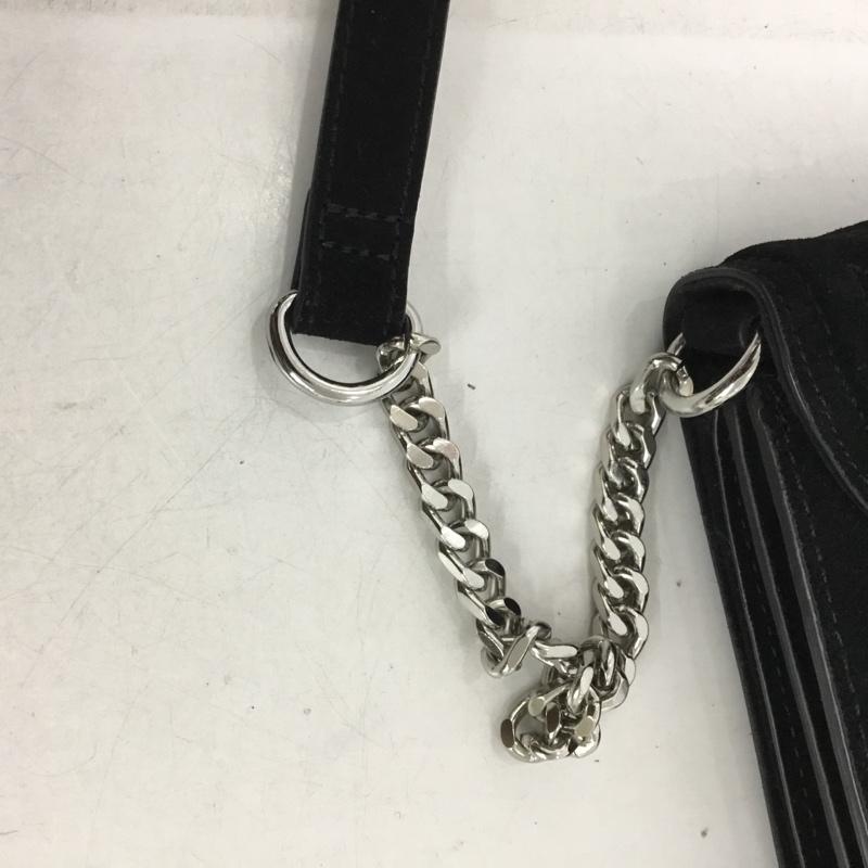 ザラ ZARA ショルダーバッグ ショルダーバッグ 8466 204 040 スエード調 チェーン 無地 黒 / ブラック /  レディース USED 古着 中古 10147143