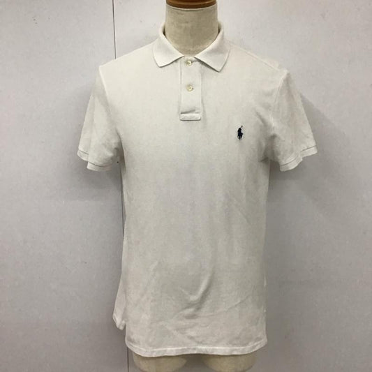 ポロラルフローレン POLO RALPH LAUREN ポロシャツ 半袖 M 無地 白 / ホワイト /  メンズ USED 古着 中古 10118303