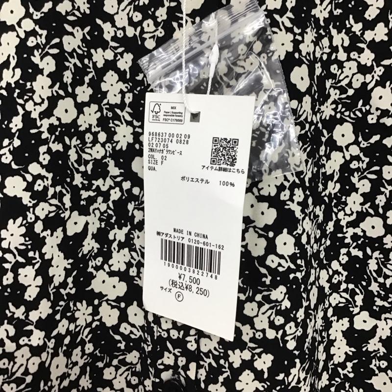 ローリーズファーム LOWRYS FARM ワンピース ロングスカート 2way 花柄ワンピース タグ付 FREE 総柄 X 花柄 マルチカラー / マルチカラー /  レディース USED 古着 中古 10147926