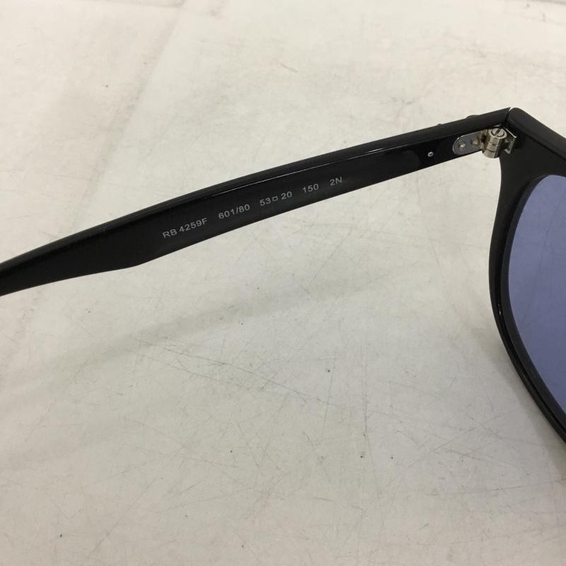 レイバン Ray-Ban めがね・サングラス サングラス RB4259F カラーレンズ ブルーレンズ ロゴ、文字 黒 / ブラック /  メンズ USED 古着 中古 10148884