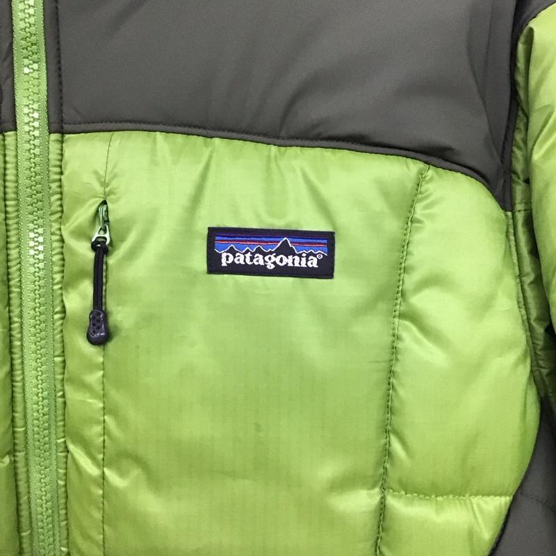パタゴニア patagonia ジャケット、上着 ジャンパー、ブルゾン 84099f8 ダスパーカー ジップアップダウンジャケット S ロゴ、文字 薄緑 / ライトグリーン /  メンズ USED 古着 中古 10147363