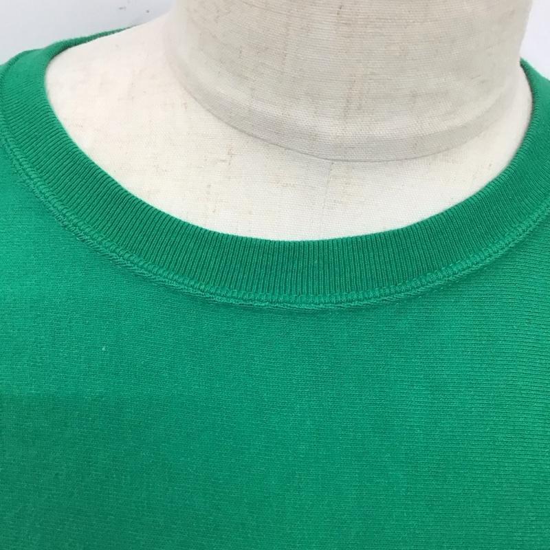 チャンピオン Champion トレーナー 長袖 cwsx403 スウェット クルーネックカットソー S ロゴ、文字 緑 / グリーン /  メンズ USED 古着 中古 10124659