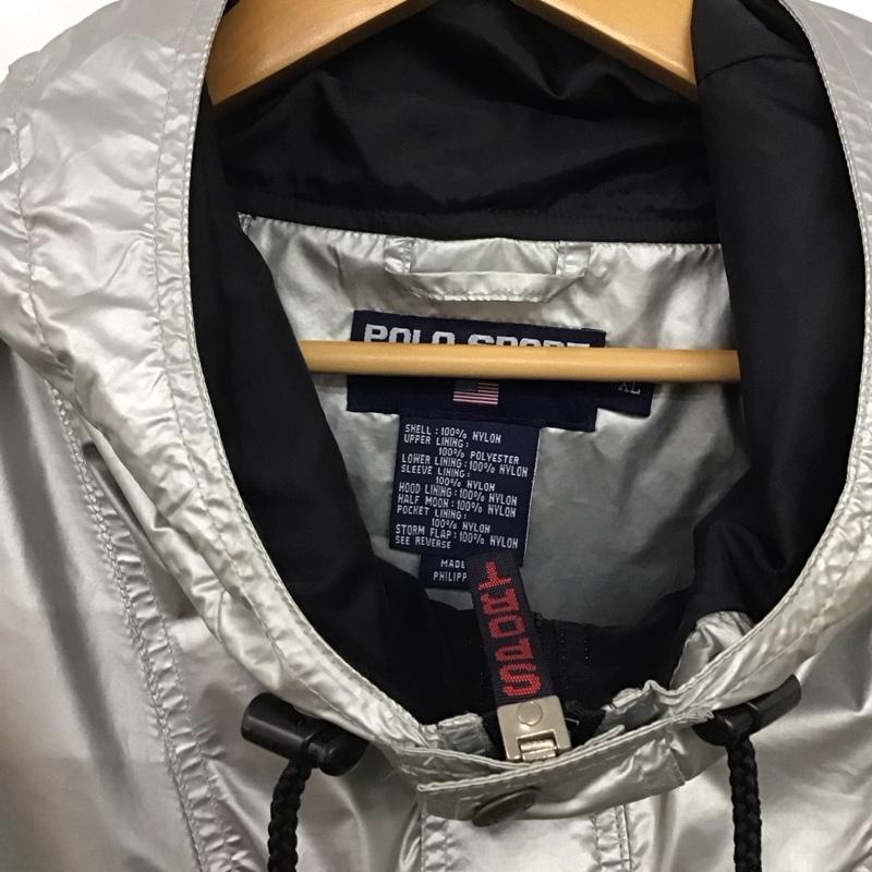 ポロスポーツラルフローレン POLOSPORT ジャケット、上着 ジャンパー、ブルゾン XL 無地 銀 / シルバー /  メンズ USED 古着 中古 10144817