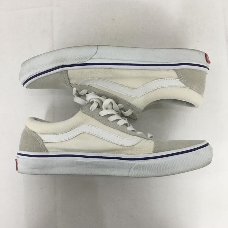 バンズ VANS スニーカー スニーカー V36CLA OLD SKOOL 26cm 26.0cm ロゴ、文字 オフホワイト / オフホワイト / X 灰 / グレー /  メンズ USED 古着 中古 10129552
