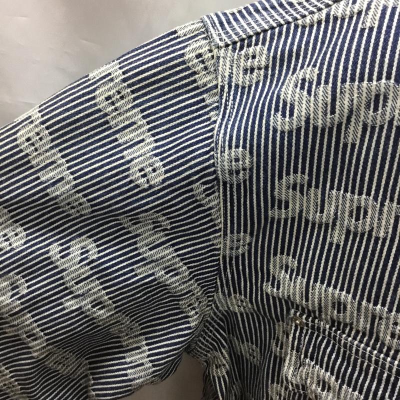 シュプリーム Supreme ジャケット、上着 ジャケット、ブレザー 24ss DenimChoreTruckerJacket ヒッコリーデニムジャケット XL 総柄 インディゴ / インディゴ /  メンズ USED 古着 中古 10122283