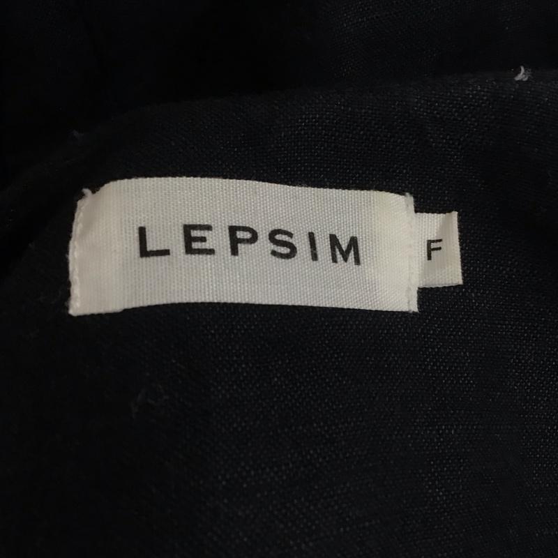 レプシィム LEPSIM ベスト ベスト ロングベスト カジュアルカットソー ノースリーブカットソー FREE 無地 紺 / ネイビー /  レディース USED 古着 中古 10112116