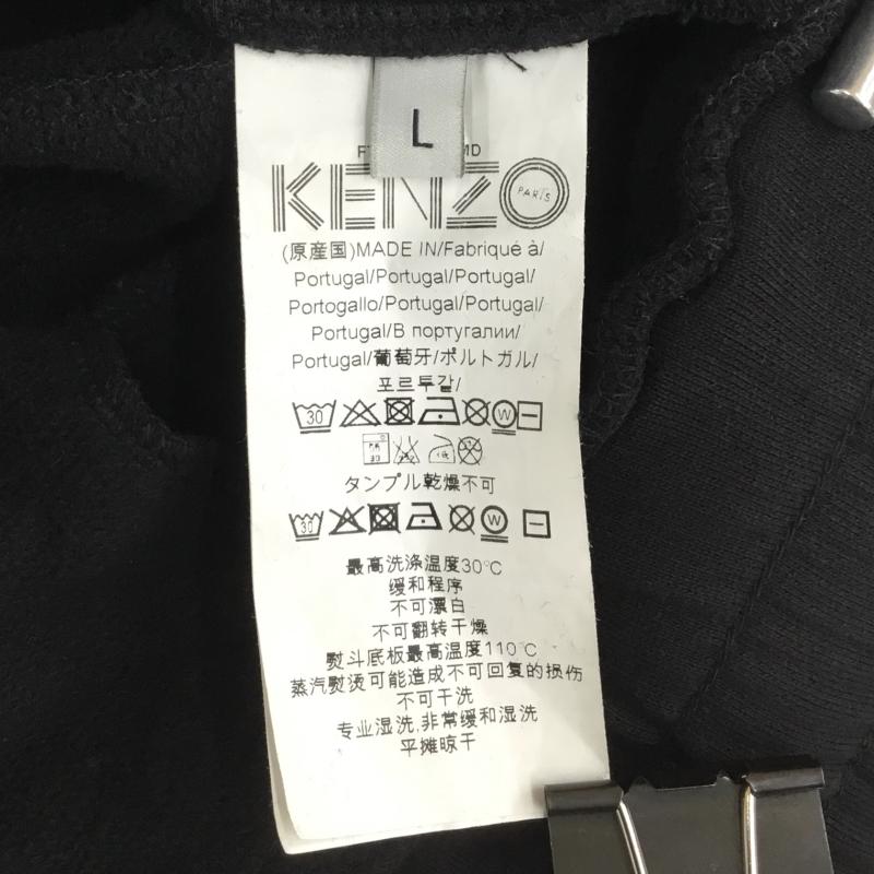 ケンゾー KENZO パンツ ショートパンツ スウェットパンツ L ロゴ、文字 黒 / ブラック /  メンズ USED 古着 中古 10113094