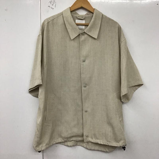 フリークスストア FREAK S STORE シャツ、ブラウス 半袖 L 無地 ベージュ / ベージュ /  メンズ USED 古着 中古 10129834