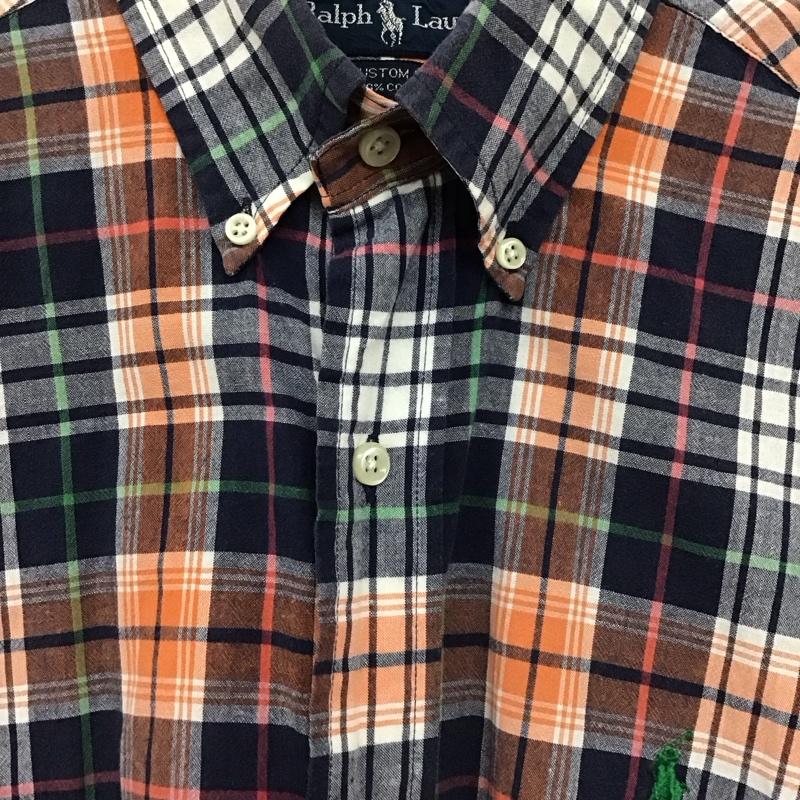 ラルフローレン RALPHLAUREN シャツ、ブラウス 半袖 半袖シャツ チェックシャツ カラーシャツ ボタンダウンシャツ M チェック マルチカラー / マルチカラー /  メンズ USED 古着 中古 10150619