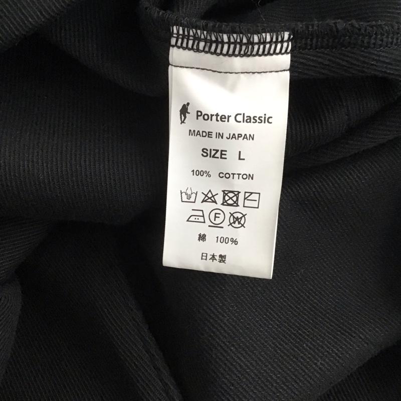 ポータークラシック Porter Classic ジャケット、上着 ジャケット、ブレザー カジュアルジャケット アウター カラージャケット L 無地 黒 / ブラック /  メンズ USED 古着 中古 10144857