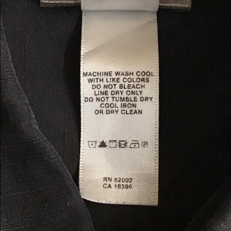 古着 USED シャツ、ブラウス 長袖 長袖シャツ カラーシャツ ポケットシャツ 長袖カットソー L プリント 黒 / ブラック /  メンズ USED 古着 中古 10119017