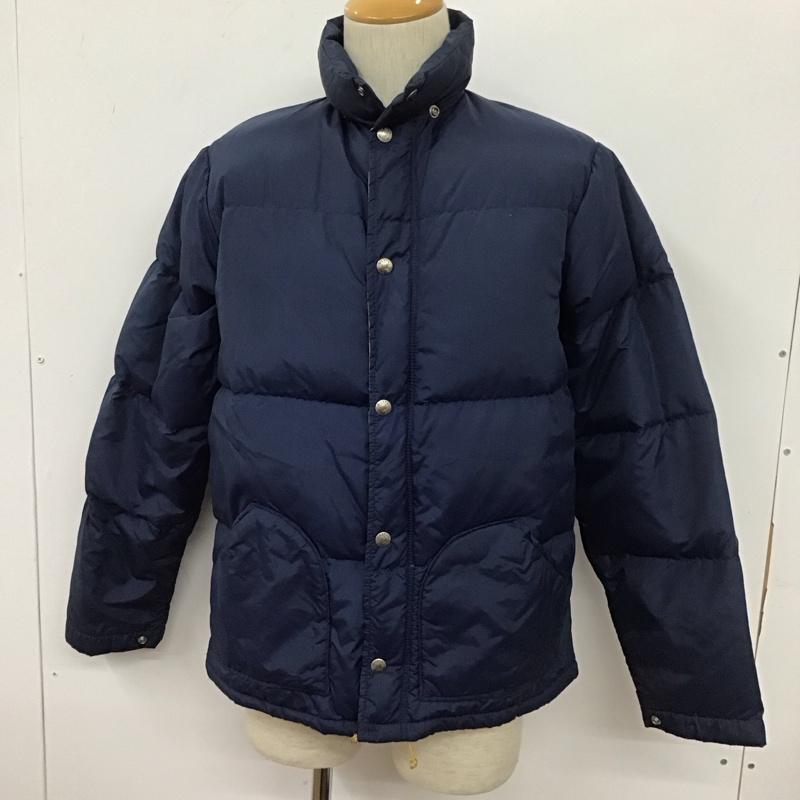 シェラデザイン SIERRA DESIGNS ジャケット、上着 ジャンパー、ブルゾン ナイロンジャケット ダウンジャケット アウター カジュアルジャケット 70S S 無地 紺 / ネイビー /  メンズ USED 古着 中古 10109825
