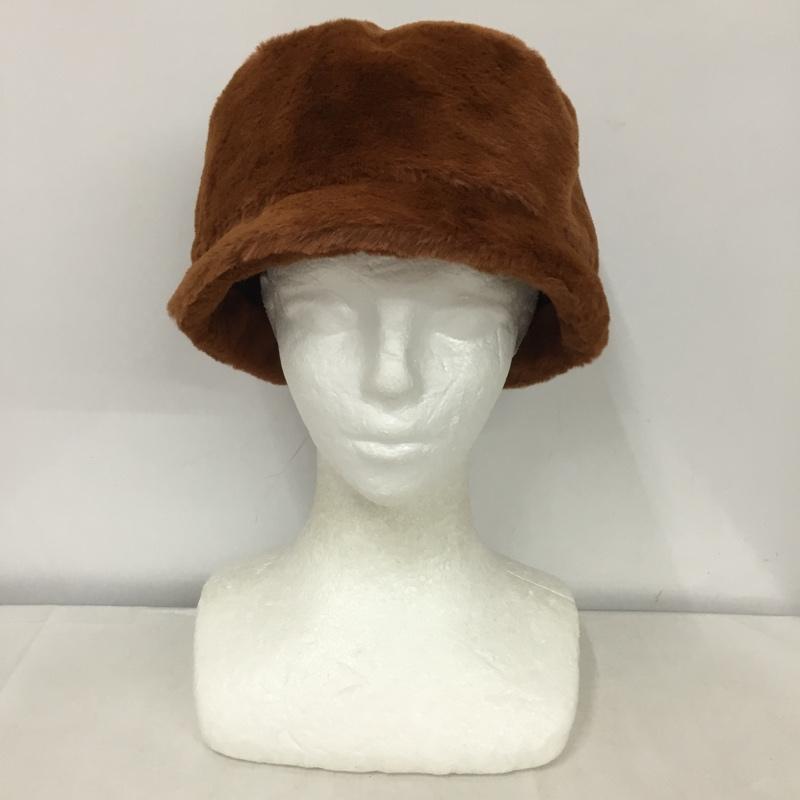 フリークスストア FREAK S STORE 帽子 ハット エコファーハット タグ付き 無地 茶 / ブラウン /  レディース USED 古着 中古 10134623
