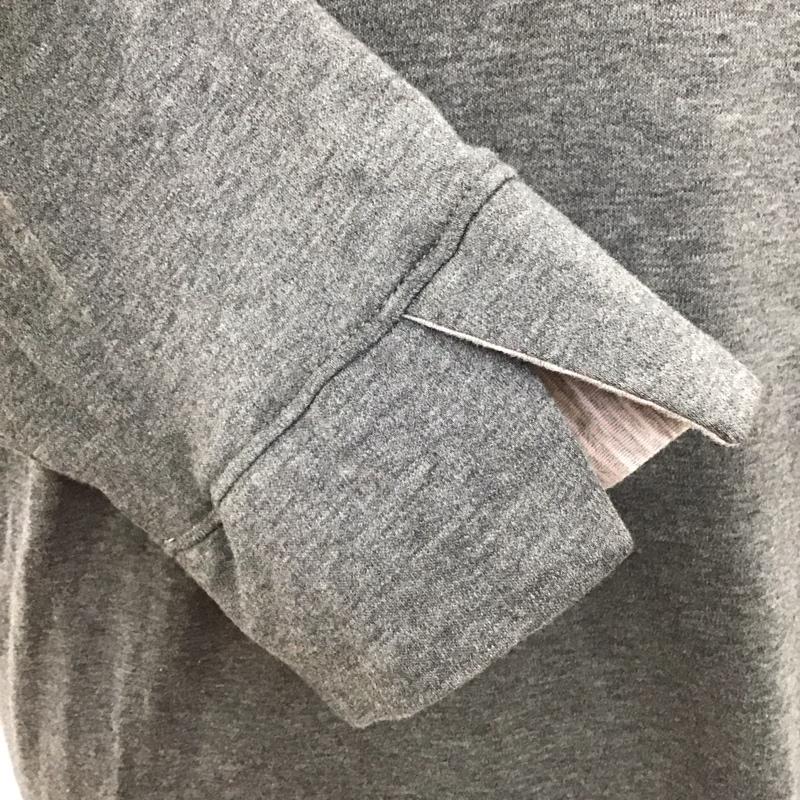 バーバリーブラックレーベル BURBERRY BLACK LABEL ポロシャツ 長袖 長袖ポロシャツ カラーシャツ ロングスリーブカットソー 3 ロゴ、文字 灰 / グレー /  メンズ USED 古着 中古 10113117