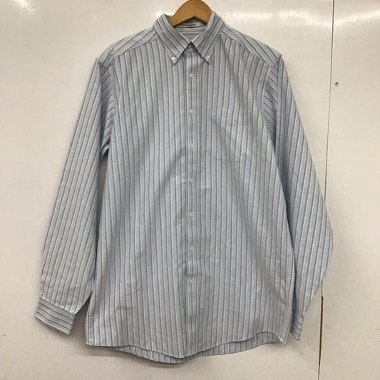 エルエルビーン L.L.Bean シャツ、ブラウス 長袖 長袖シャツ ストライプシャツ カラーシャツ ボタンダウンシャツ ストライプ 水色 / ライトブルー /  メンズ USED 古着 中古 10136678