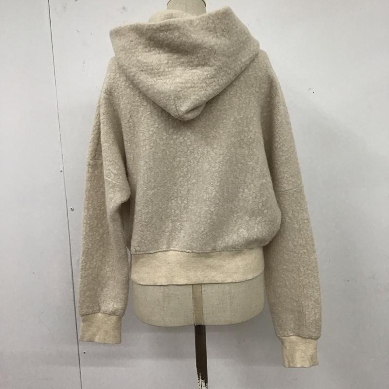 ベリーブレイン Verybrain パーカー 長袖 長袖パーカー フード付きパーカー プルオーバー M 無地 ベージュ / ベージュ /  レディース USED 古着 中古 10124341