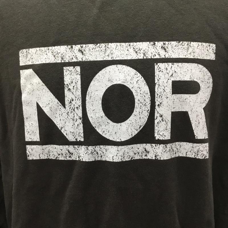 フリークスストア FREAK S STORE トレーナー 長袖 長袖トレーナー スウェット クルーネック リブスウェットカットソー L ロゴ、文字 黒 / ブラック /  メンズ USED 古着 中古 10121614