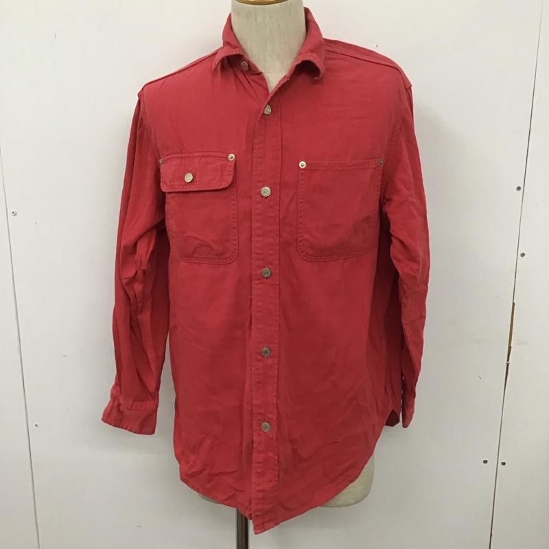 ラルフローレン RALPHLAUREN シャツ、ブラウス 長袖 80年代 9 刺繍 赤 / レッド /  メンズ USED 古着 中古 10111087