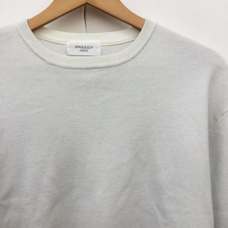 オペークドットクリップ OPAQUE.CLIP カットソー 長袖 637-12031 M  灰 / グレー /  レディース USED 古着 中古 10143564