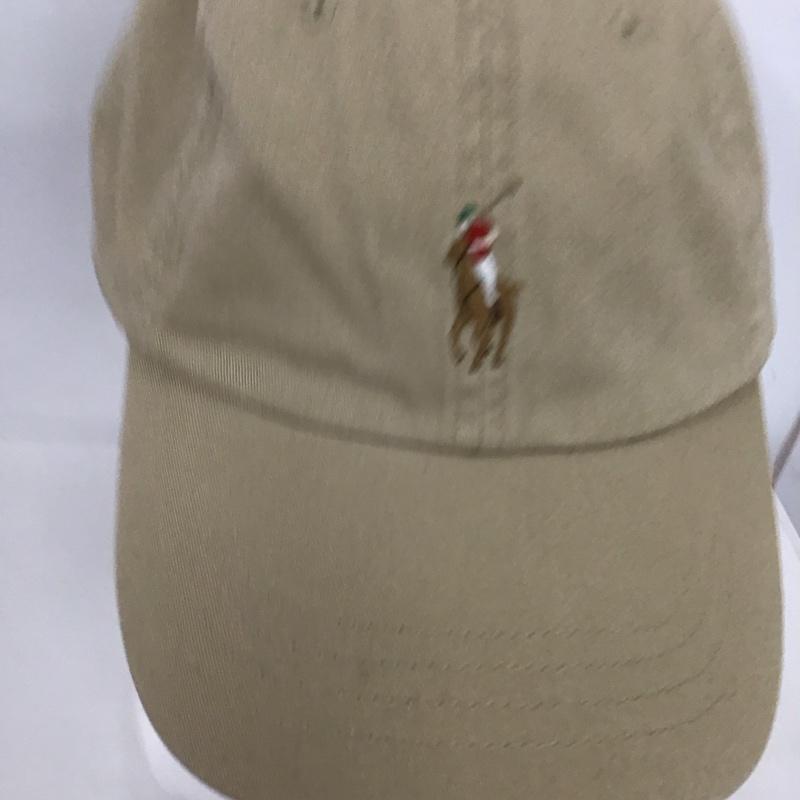 ポロラルフローレン POLO RALPH LAUREN 帽子 キャップ 無地 ベージュ / ベージュ /  メンズ USED 古着 中古 10148217
