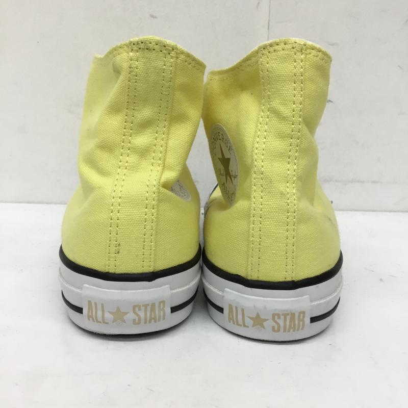 コンバース CONVERSE スニーカー スニーカー 32995123 ALL STAR PASTELS HI 24.5cm ロゴ、文字 黄 / イエロー /  レディース USED 古着 中古 10141430