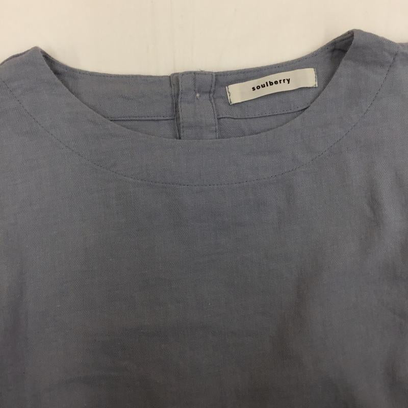 ＵＳフルギ US古着 カットソー 七分袖 soulbelrry M 無地 青 / ブルー /  レディース USED 古着 中古 10139437