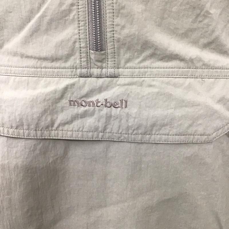 モンベル mont-bell ジャケット、上着 ジャケット、ブレザー 1103149 アノラックパーカー ハーフジップ M ロゴ、文字 ベージュ / ベージュ /  メンズ USED 古着 中古 10108186