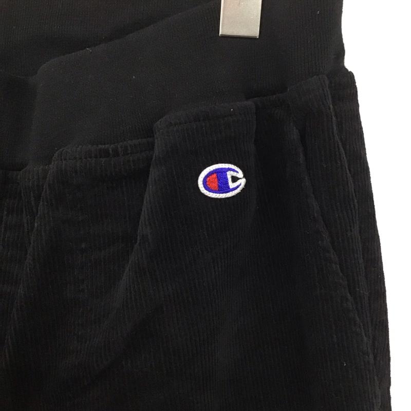 チャンピオン Champion パンツ ワークパンツ、ペインターパンツ ワイドパンツ コーデュロイパンツ カジュアルパンツ M 無地 黒 / ブラック /  メンズ USED 古着 中古 10142985