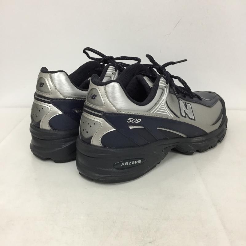 ニューバランス New Balance スニーカー スニーカー U509 NE ABZORB 27.5cm 27.5cm ロゴ、文字 紺 / ネイビー / X 銀 / シルバー /  メンズ USED 古着 中古 10145202
