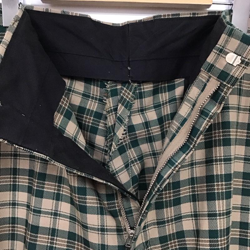 ファーラー FARAH パンツ スラックス スラックスパンツ ワイドパンツ センタータックパンツ 80s M チェック マルチカラー / マルチカラー /  メンズ USED 古着 中古 10149725