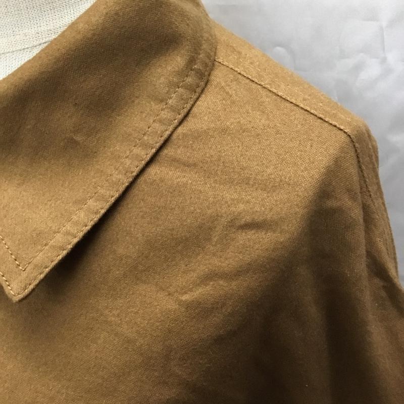 スライ SLY ジャケット、上着 ジャケット、ブレザー 030DAM30-4480 COTTON LIGHT SH JK シャツジャケット FREE 無地 茶 / ブラウン /  レディース USED 古着 中古 10107335