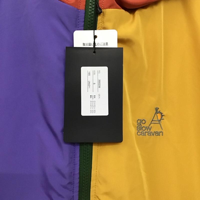 ゴースローキャラバン go slow caravan ジャケット、上着 ジャンパー、ブルゾン ジップアップダウンジャケット アウターフード付きジャケット 5 ロゴ、文字 マルチカラー / マルチカラー /  メンズ USED 古着 中古 10147537