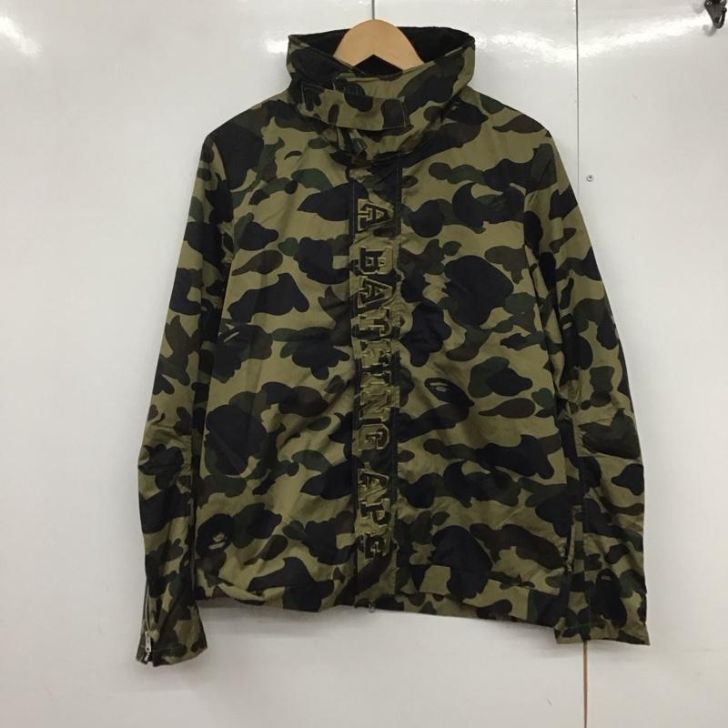 アベイシングエイプ A BATHING APE ジャケット、上着 ジャケット、ブレザー ジップアップジャケット ナイロンジャケット アウター L カモフラージュ柄・迷彩 マルチカラー / マルチカラー /  メンズ USED 古着 中古 10141806