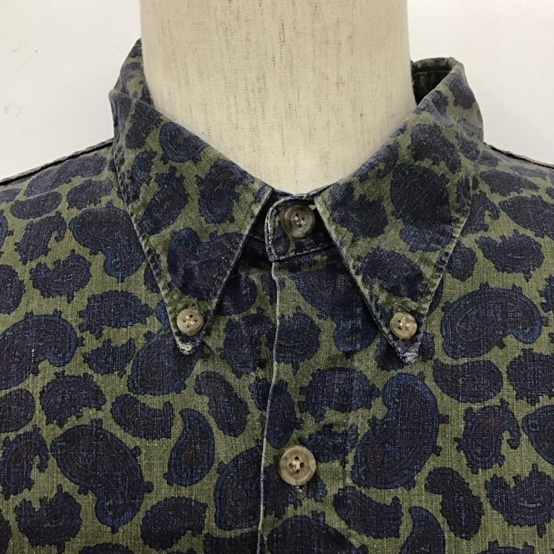 古着 USED シャツ、ブラウス 長袖 ボタンダウン コットン XL ペイズリー マルチカラー / マルチカラー /  メンズ USED 古着 中古 10107661