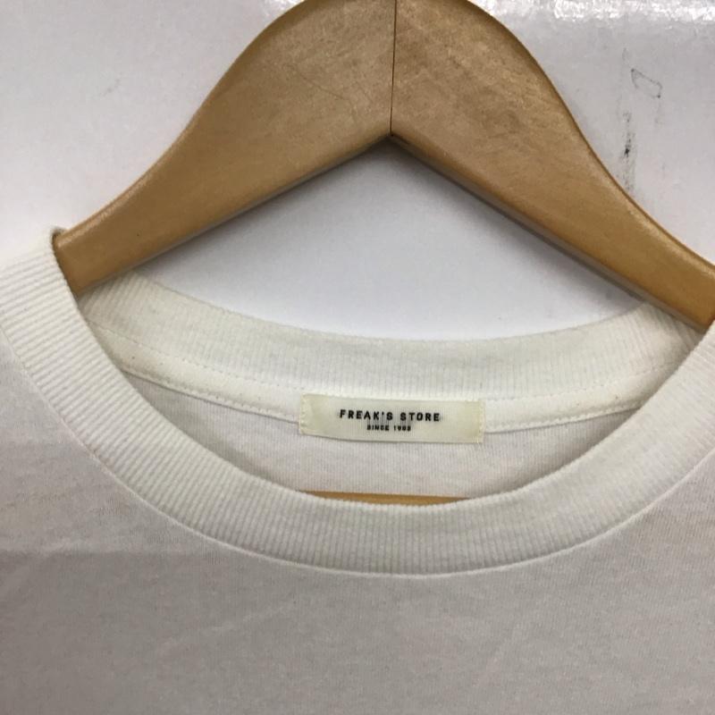 フリークスストア FREAK S STORE Tシャツ 半袖 FREE ロゴ、文字 白 / ホワイト /  レディース USED 古着 中古 10137261