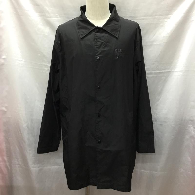 ステューシー STUSSY ジャケット、上着 ジャケット、ブレザー ロングジャケット カラージャケット アウター M ロゴ、文字 黒 / ブラック /  メンズ USED 古着 中古 10120112