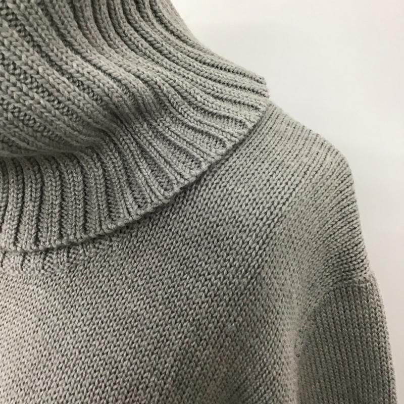 トミーヒルフィガー TOMMY HILFIGER ニット、セーター 長袖 M 無地 灰 / グレー /  レディース USED 古着 中古 10121375