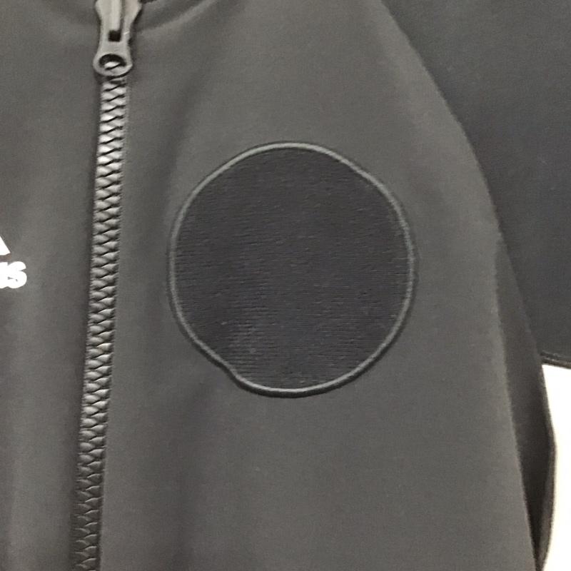 アディダス adidas ジャケット、上着 ジャケット、ブレザー ea0372 ジャケット スポーツジャケット アウター S ロゴ、文字 黒 / ブラック /  メンズ USED 古着 中古 10129824