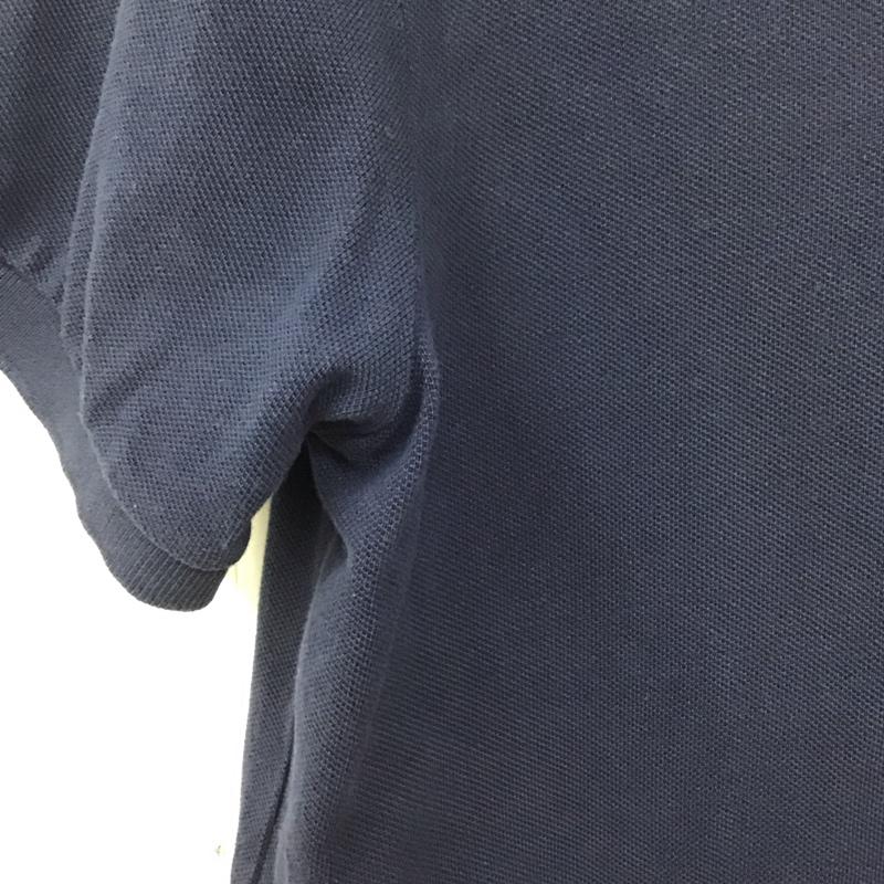 ポロバイラルフローレン Polo by RALPH LAUREN ポロシャツ 半袖 半袖ポロシャツ 半袖カットソー カラーシャツ M ロゴ、文字 紺 / ネイビー /  メンズ USED 古着 中古 10130054
