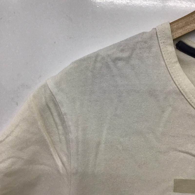 ブラックレーベルクレストブリッジ BLACK LABEL CRESTBRIDGE Tシャツ 半袖 2 プリント X ロゴ、文字 白 / ホワイト /  メンズ USED 古着 中古 10145749