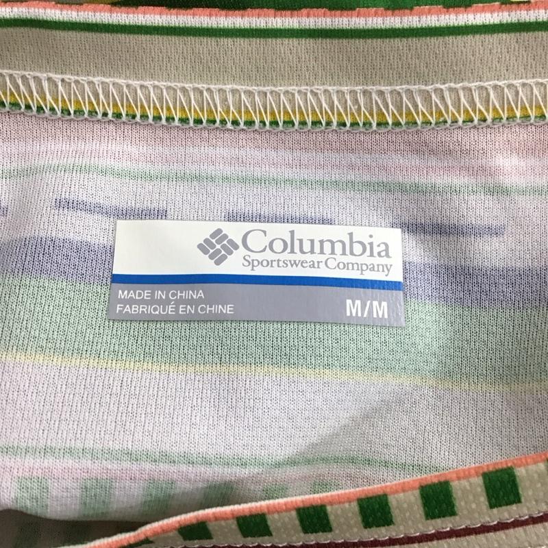コロンビア Columbia カットソー 長袖 112 PM2929 ディマクルー M ロゴ、文字 マルチカラー / マルチカラー /  メンズ USED 古着 中古 10124959