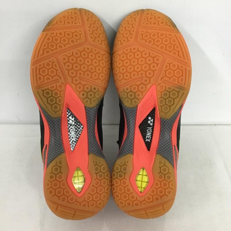 ヨネックス YONEX スニーカー スニーカー SHB65Z パワークッション65Z 25.5cm バドミントンシューズ 箱有 25.5cm ロゴ、文字 黒 / ブラック / X 赤 / レッド / X 黄 / イエロー /  メンズ USED 古着 中古 10149915
