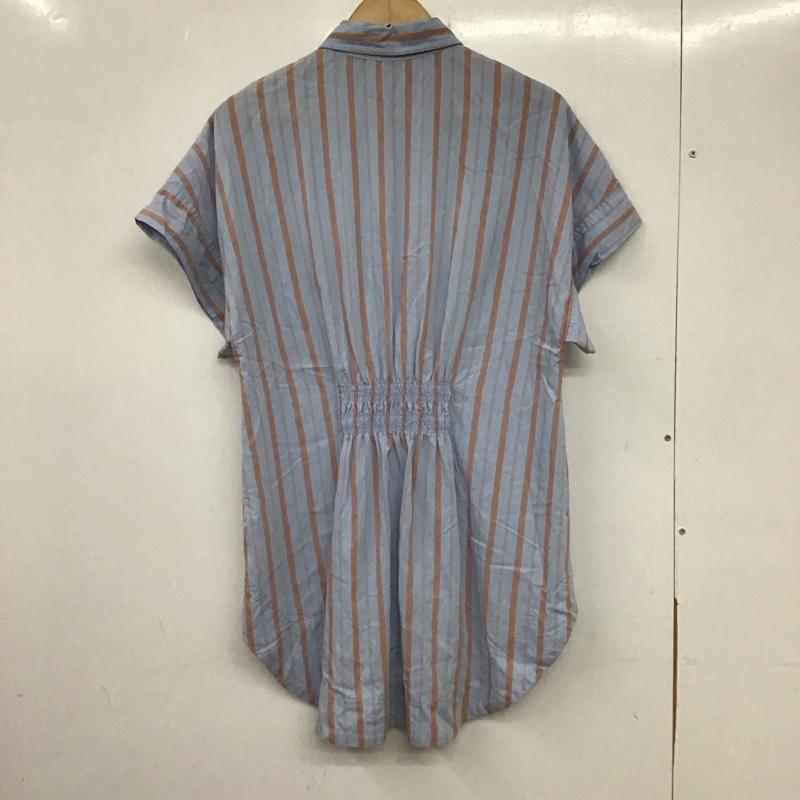 ザラ ZARA シャツ、ブラウス 半袖 S ストライプ マルチカラー / マルチカラー /  レディース USED 古着 中古 10139394
